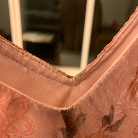 Vintage Vanessa Stevens Pink Floral Dress - Size 10 - Picture 14 of 14